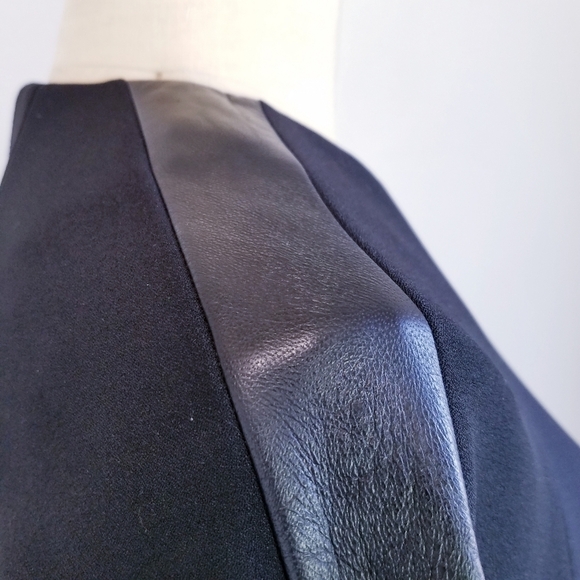 Madewell | Leather Insert Sweatshirt M - Picture 6 of 14